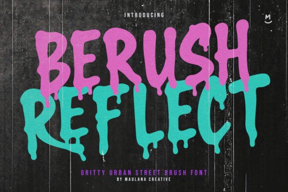 Berush Reflect: A Bold, Edgy Font for Creative Projects