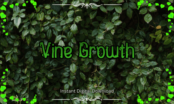 Bring Nature's Charm to Your Projects with Vine Growth