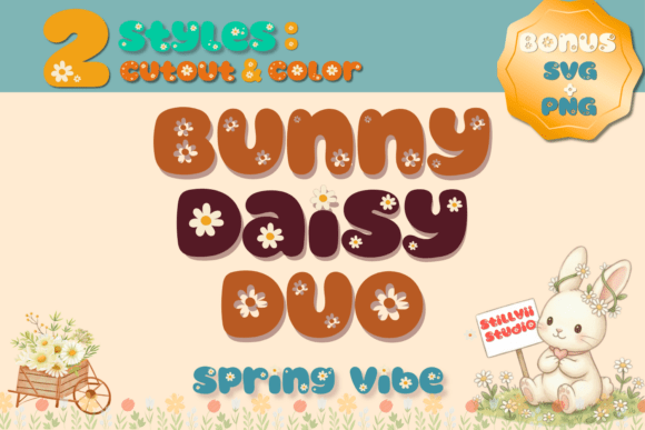 Bunny Daisy Duo: Perfect for Spring Vibe