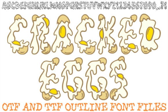 Cracked Egg: A Whimsical Font for Creative Culinary Branding
