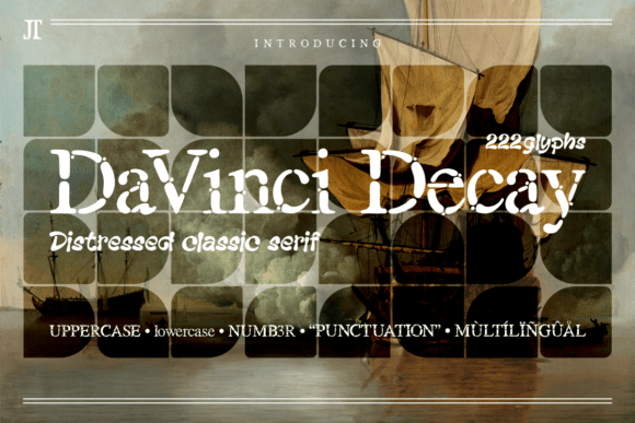 DaVinci Decay: A Unique Decorative Serif Font