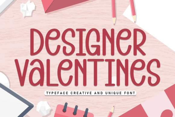 Designer Valentines: A Charming Handwritten Display Font
