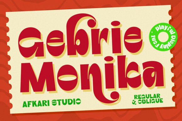 Discover Gebrie Monika: A Modern Display Sans Typeface for Contemporary Design