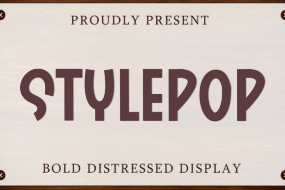 Discover the Charm of Stylepop: A Font for Creative Expression