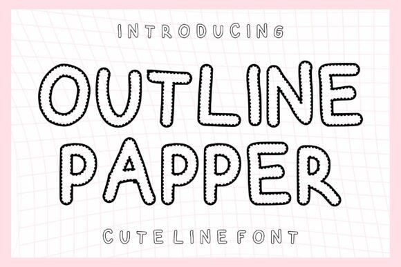 Discover the Playful Charm of Outline Papper