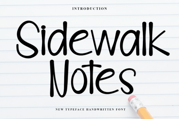 Embrace Creativity with Sidewalk Notes: A Font for Every Occasion