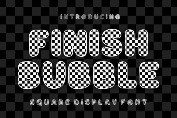 Finish Bubble: A Bold and Playful Font for Creative Projects