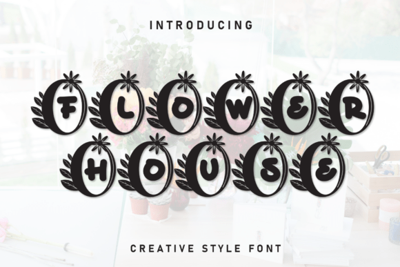 Flower House: A Unique Blend of Nature and Typography