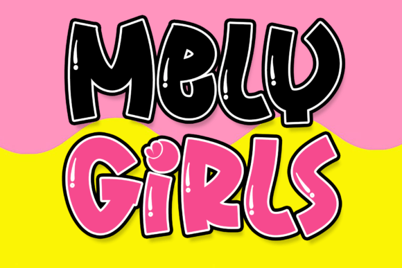 High-Impact Mely Girls: Bold Graffiti-Pop Font