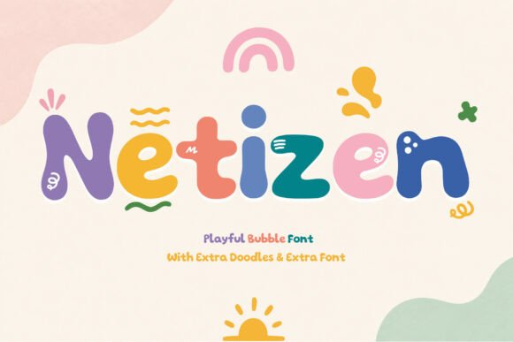 Meet Netizen: The Playful Font Packed with Personality