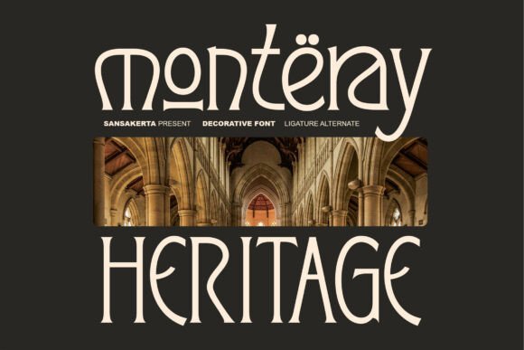 Monteray Heritage: A Modern, Architectural Font for Sophisticated Design