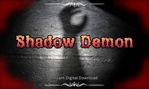 Shadow Demon Font: Embrace the Eerie and Gothic Aesthetic