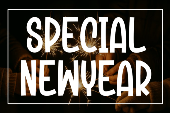 Special Newyear: A Modern Display Font for High-End Branding