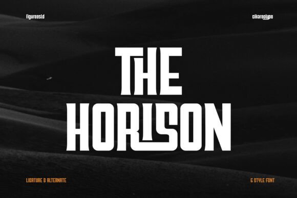 The Horison: A Bold and Poised Display Font for Modern Design
