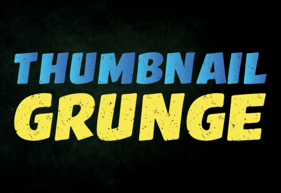 Thumbnail Grunge: Bold and Rugged Display Font