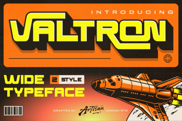 Valtron: A Bold Leap into Retro-Futuristic Typography