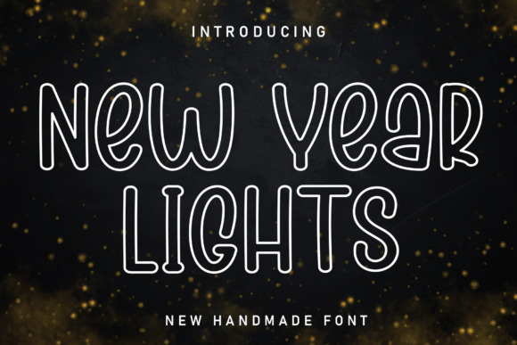 Welcome to the Festive Glow of New Year Lights